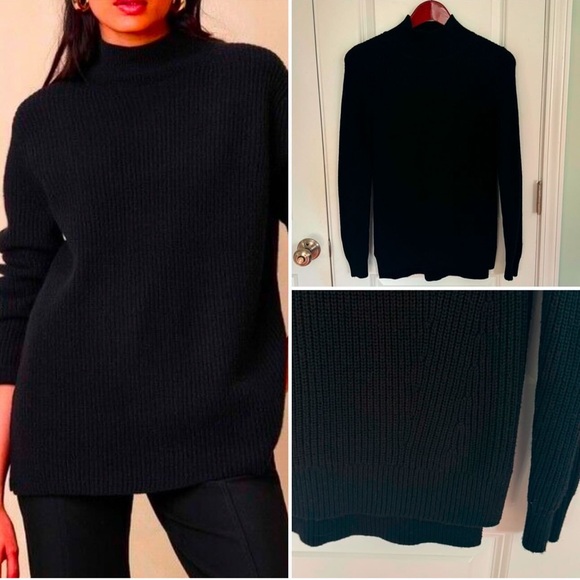 Banana Republic Ribbed Mock Neck Sweater - Picture 1 of 7